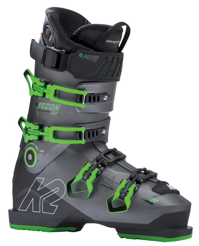 K2 RECON 120 HEAT MV grey/green pánské vyhřívané lyžařské boty