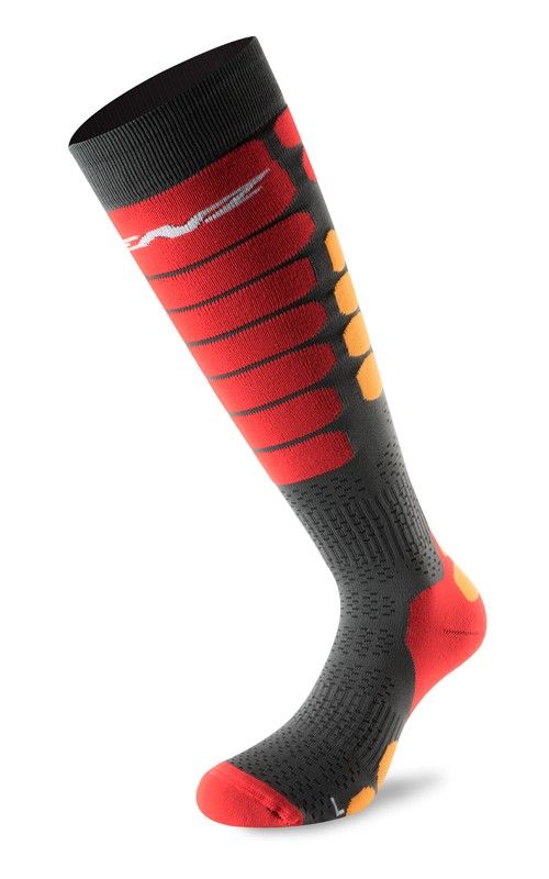 LENZ SKIING 5.0 black/grey lyžařské ponožky