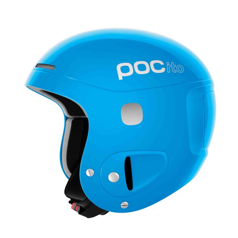 POC POCito SKULL fluorescent blue dětská lyžařská helma