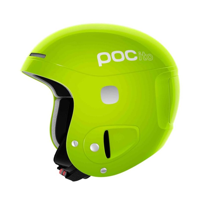 POC POCito SKULL dětská lyžařská helma yellow green 23/24