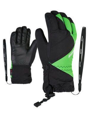 ZIENER AGIL AS® JUNIOR dětské lyžařské rukavice black green 19/20 | 4, 5, 5,5, 6