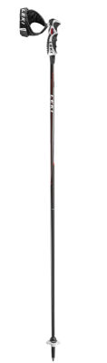LEKI CARBON 14 S black-white-red-anthracite sjezdové hole | 115 cm, 125 cm, 135 cm