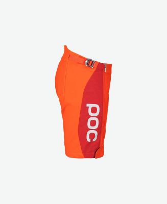 POC RACE SHORTS JR fluorescent orange dětské závodní kraťasy 23/24