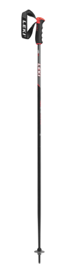 LEKI NEOLITE AIRFOIL black-fluorescent red-white sjezdové hole  | 130 cm, 135 cm