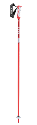 LEKI NEOLITE fluorescent red-bloodred-white sjezdové hole | 110 cm, 130 cm, 135 cm