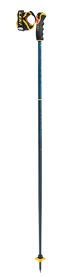 LEKI SPITFIRE 3D sjezdové hole denimblue-aegeanblue-mustardyellow 21/22 | 115 cm, 120 cm, 125 cm, 130 cm, 135 cm