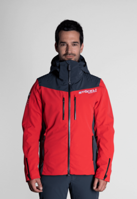 STÖCKLI SKIJACKET WRT red-antra pánská lyžařská bunda Stöckli