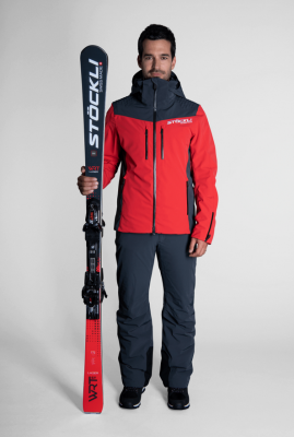STÖCKLI SKIJACKET WRT red-antra pánská lyžařská bunda Stöckli
