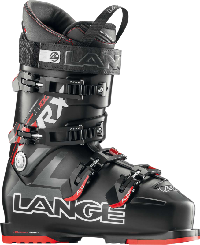 LANGE RX 100 L.V. black red pánské sjezdové boty
