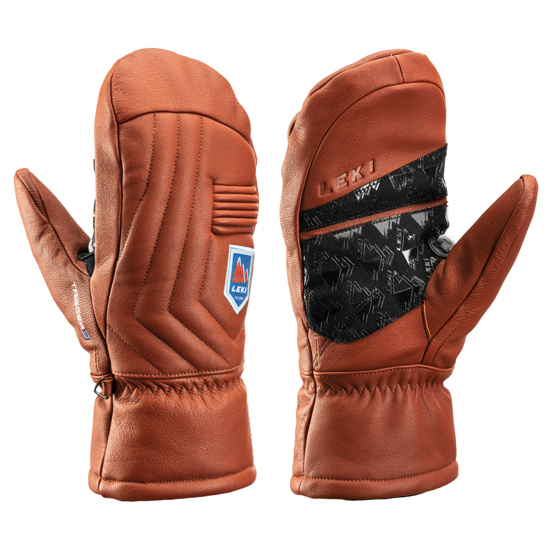 LEKI MARBEC 3D MITT maroon lyžařské rukavice