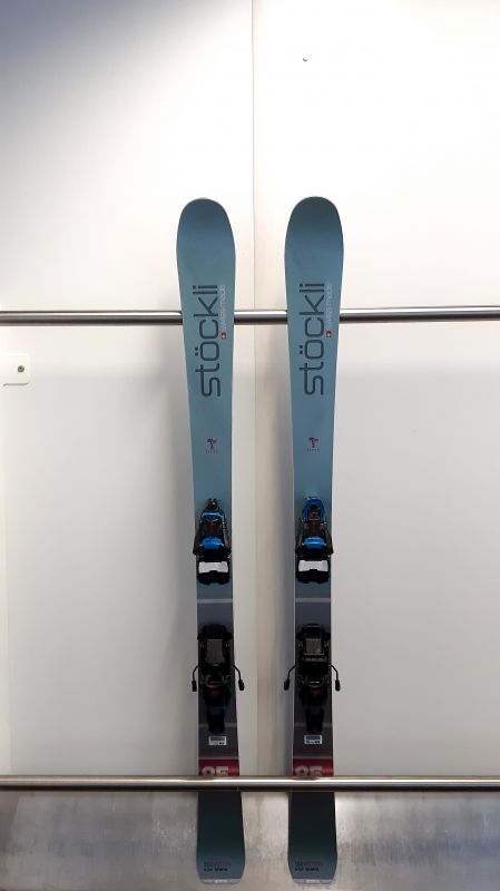 STÖCKLI STORMRIDER 85 MOTION testovací skialpové lyže + vázání SALOMON Shift + pásy MONTANA Montamix 19/20 Stöckli