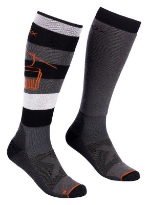 ORTOVOX FREE RIDE LONG SOCKS M ponožky black raven 22/23 | 39-41, 45-47