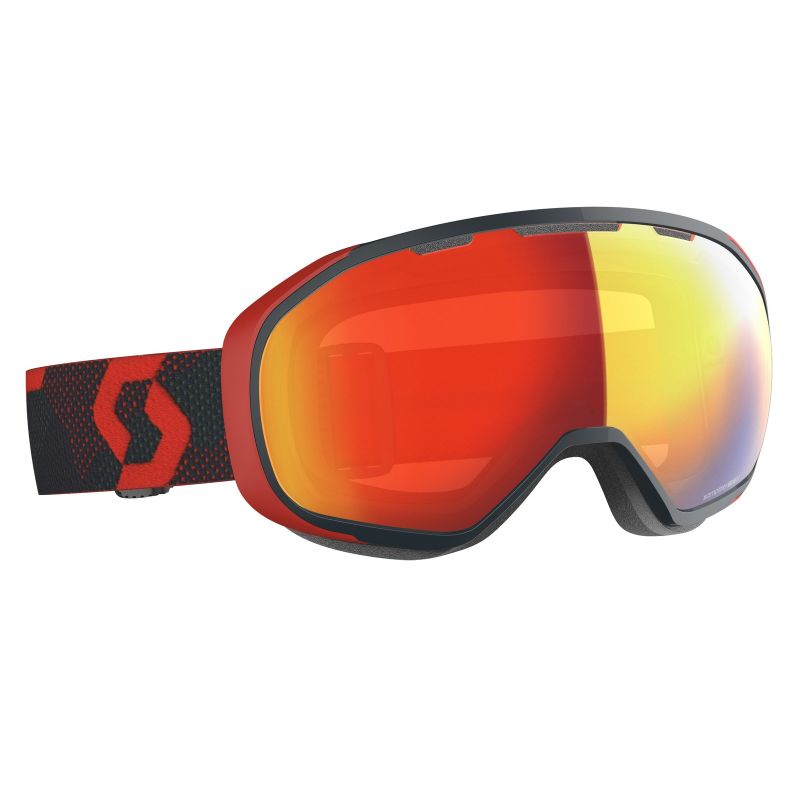 SCOTT FIX lyžařské brýle red/blue night enhancer red chrome
