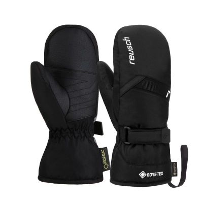 REUSCH FLASH GORE-TEX Junior Mitten black/white dětské lyžařské rukavice  | 4, 5