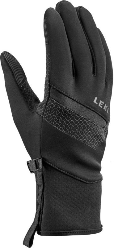 LEKI CROSS black lyžařské rukavice - 7,5