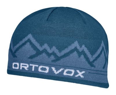 ORTOVOX PEAK BEANIE petrol blue čepice 