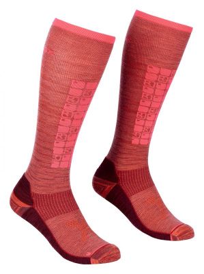ORTOVOX SKI COMPRESSION LONG SOCKS W blush dámské ponožky  | 42-44