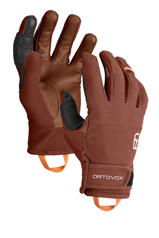 ORTOVOX TOUR LIGHT GLOVE M clay orange rukavice