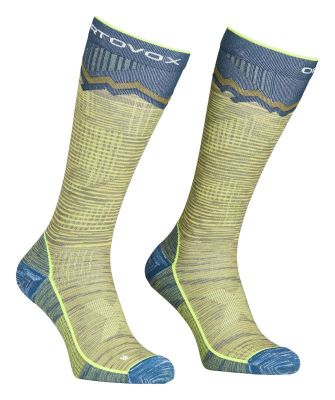 ORTOVOX TOUR LONG SOCKS M green moss pánské ponožky | 39-41, 42-44, 45-47