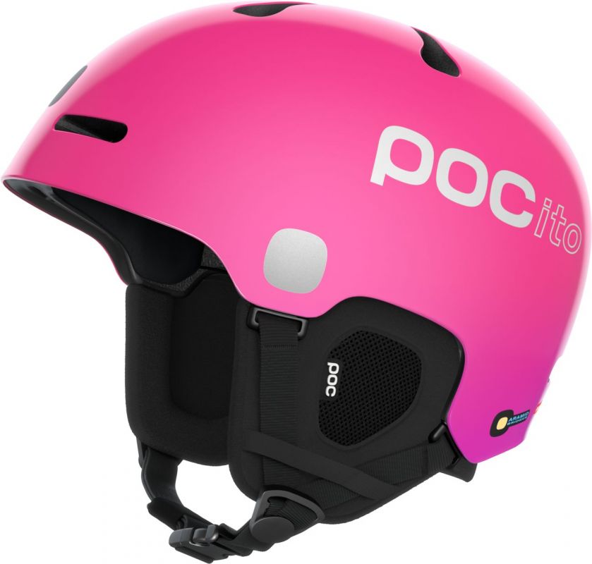 POC POCito FORNIX MIPS fluorescent pink dětská lyžařská helma