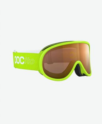 POC POCito RETINA fluorescent yellow/green dětské lyžařské brýle