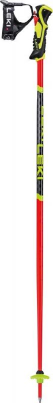 LEKI WCR Lite SL 3D bright red-black-neonyellow juniorské sjezdové hole