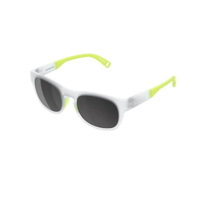 POC EVOLVE transparant crystal/fluorescent limegreen dětské sportovní brýle