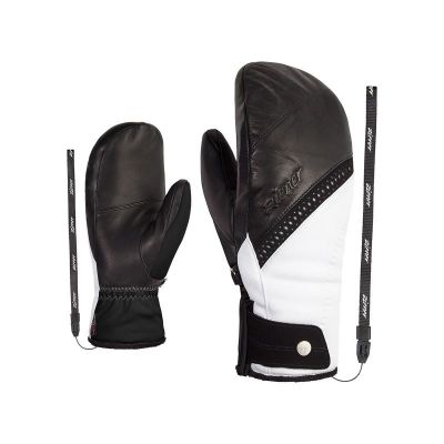 ZIENER KALMANI GTX INF MITTEN LADY white black dámské lyžařské rukavice  | 6,5, 7,5