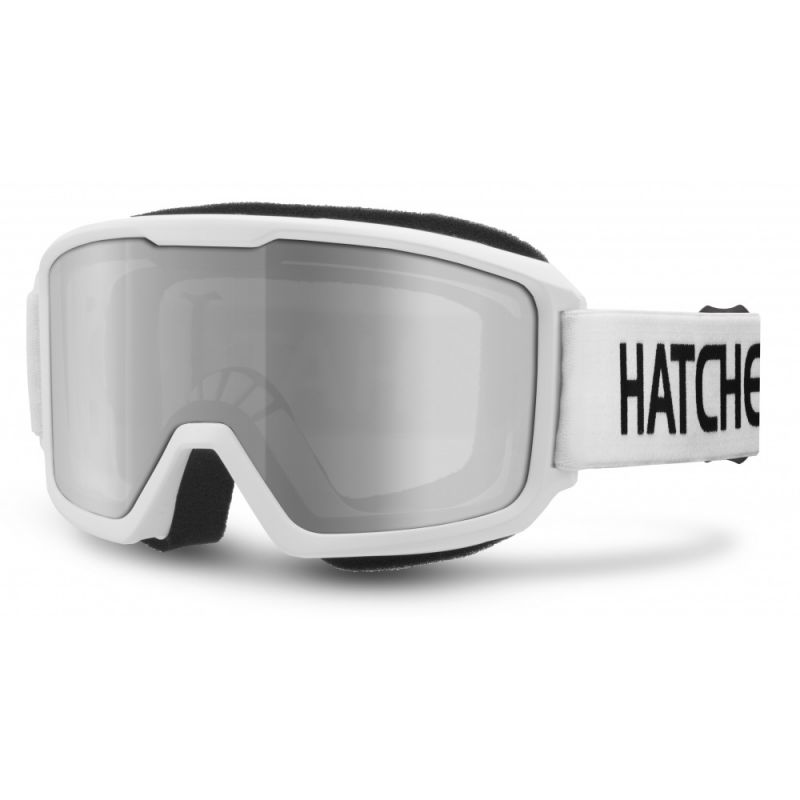 HATCHEY CREW sjezdové brýle white / grey mirror coating 24/25