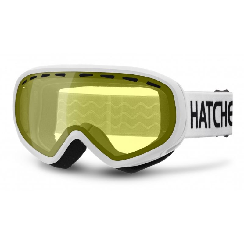 HATCHEY RUMBLE JR dětské sjezdové brýle white / yellow 24/25