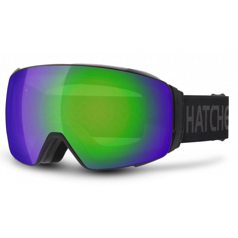 HATCHEY SNIPE sjezdové brýle black / grey full revo green 24/25