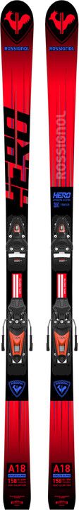 ROSSIGNOL HERO GS PRO R21 (RALDR01) + NX 7 GW B73 black hot red (FCLAN05) juniorské sjezdové lyže