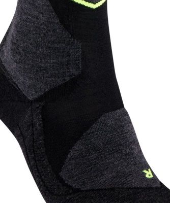 FALKE ST4 WOOL black/mix lyžařské ponožky