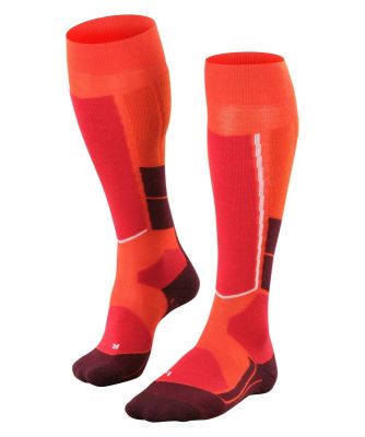 FALKE ST4 WOOL WOMAN samba orange dámské lyžařské ponožky