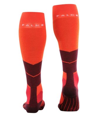 FALKE ST4 WOOL WOMAN samba orange dámské lyžařské ponožky