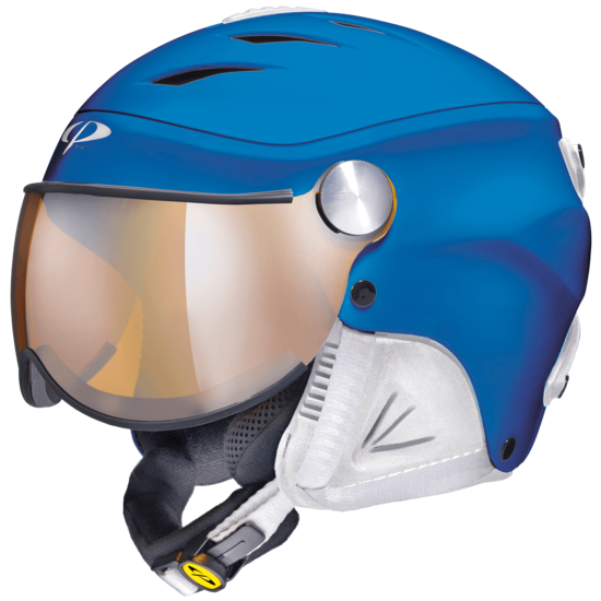 CP J CAMULINO dětská lyžařská helma blue white