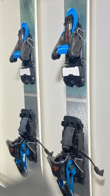STÖCKLI STORMRIDER 85 Motion testovací skialpové lyže + vázání Salomon Shift + pásy MONTANA Montamix 19/20 - 154 cm Stöckli