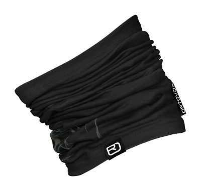 ORTOVOX 120 TEC LOGO NECKWARMER black raven nákrčník 