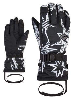 ZIENER LASSIM AS® black dětské lyžařské rukavice  | 4, 5, 6