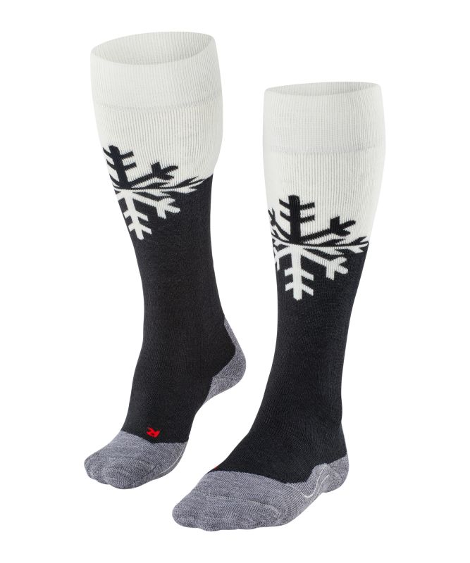 FALKE SK2 INTERMEDIATE black-mix dámské lyžařské ponožky