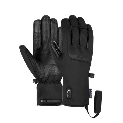REUSCH HEAT ESSENCE R-TEX® XT black vyhřívané lyžařské rukavice