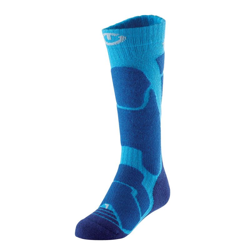THERM-IC SKI WARM JUNIOR modré dětské lyžařské ponožky
