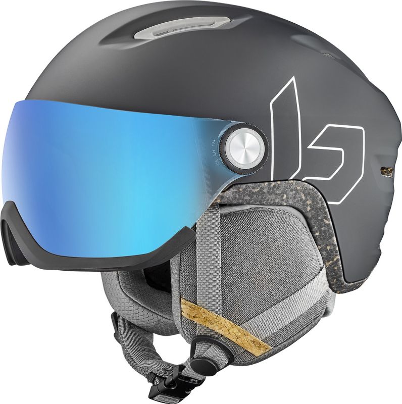 BOLLÉ ECO V-ATMOS black matte lyžařská helma Bollé