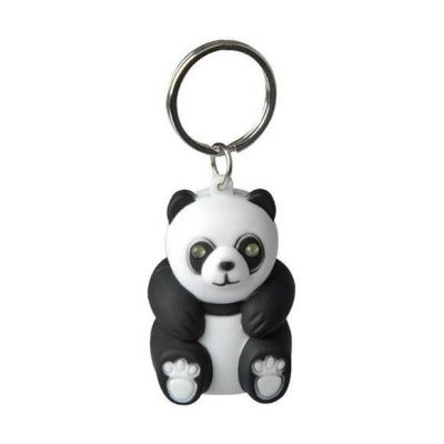 MUNKEES LED svítilna se zvukem Panda - přívěsek na klíč