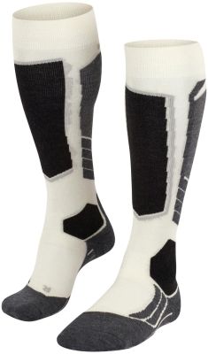 FALKE SK2 off-white dámské lyžařské ponožky  | 39-40