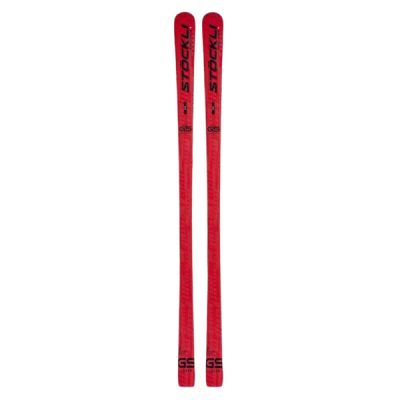 STÖCKLI LASER GS FIS sjezdové lyže + deska SALOMON Carbon + vázání SRT 12 black/red 24/25 | 176 cm, 184 cm