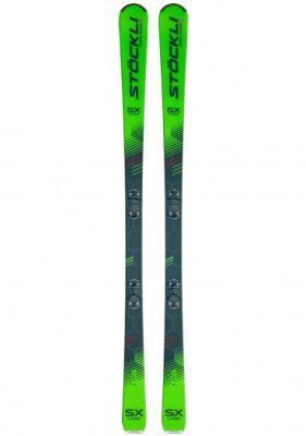 STÖCKLI LASER SX sjezdové lyže + deska Salomon SRT Speed + vázání SRT 12 green 23/24 Stöckli