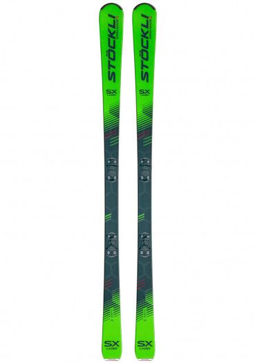 STÖCKLI LASER SX sjezdové lyže + deska Salomon SRT Speed + vázání SRT 12 green Stöckli