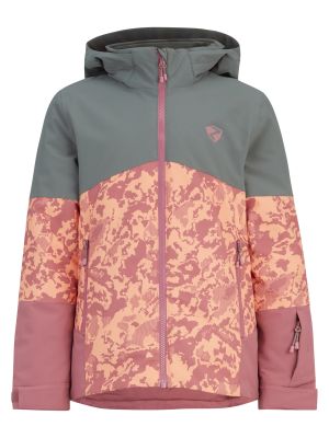 ZIENER AMAJA rose blossom camo dětská lyžařská bunda  | 128, 140