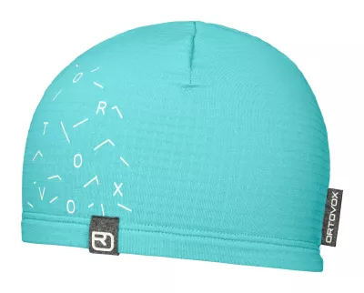 ORTOVOX FLEECE LIGHT GRID BEANIE ice waterfall čepice 